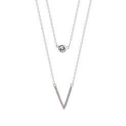 Collier V avec Zirconium