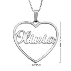 Collier Cœur Personnalisable