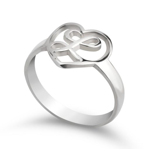 Bague Cœur avec Initiale
