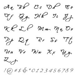 police Collier Prénom Ecriture Script avec Cœur