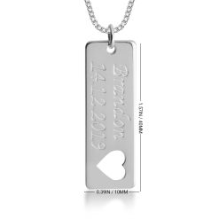 Collier avec Plaque