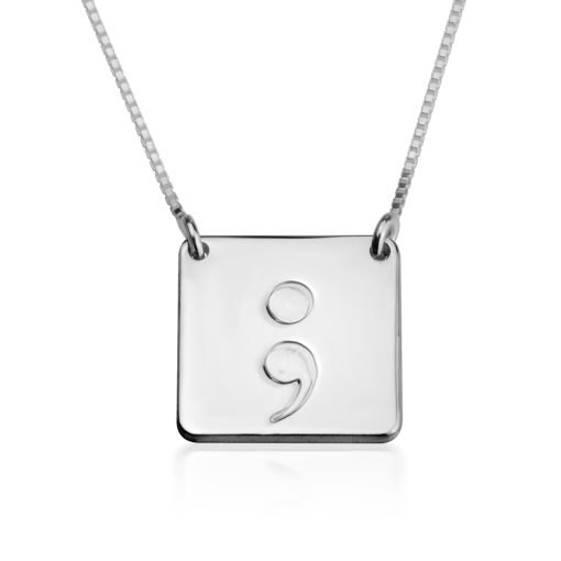 Collier Pendentif Point Virgule