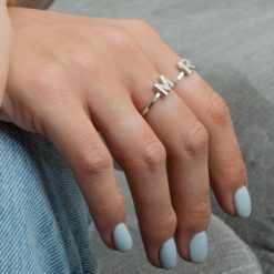 Bague Initiale Empilable