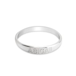 Bague Gravée Prénom