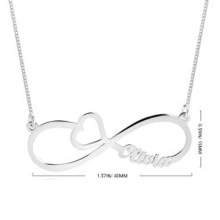 Collier Cœur Infini