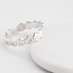 Bague Nid d'Abeille Personnalisable