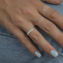 Bague Nid d'Abeille Personnalisable