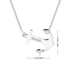 Pendentif Ancre Marine