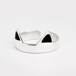 Bague Oreilles de Chat en argent
