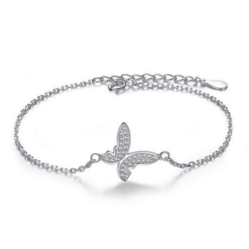 Bracelet Papillon avec Zirconium
