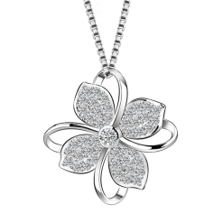 Collier Pendentif Fleur