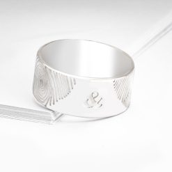Bague Deux Empreintes Digitales