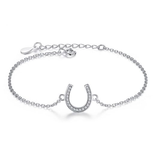Bracelet Fer à Cheval avec Zirconium