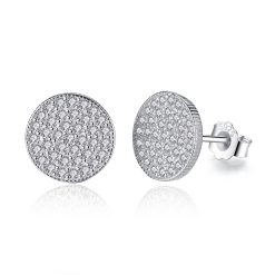 Boucles d'Oreilles Clou avec Zirconium