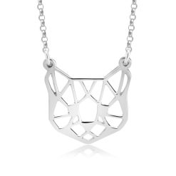 Collier Chat Origami