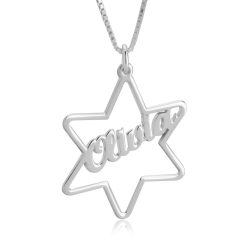 Collier Etoile avec Prénom