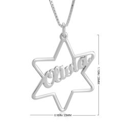 Collier Etoile avec Prénom