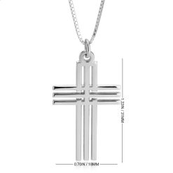 Collier Croix Homme