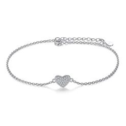Bracelet Cœur Argent