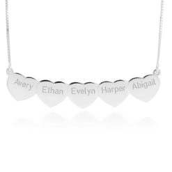 Collier Multi Cœurs Femme