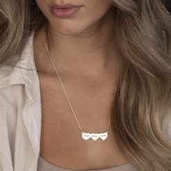 Collier Multi Cœurs Femme