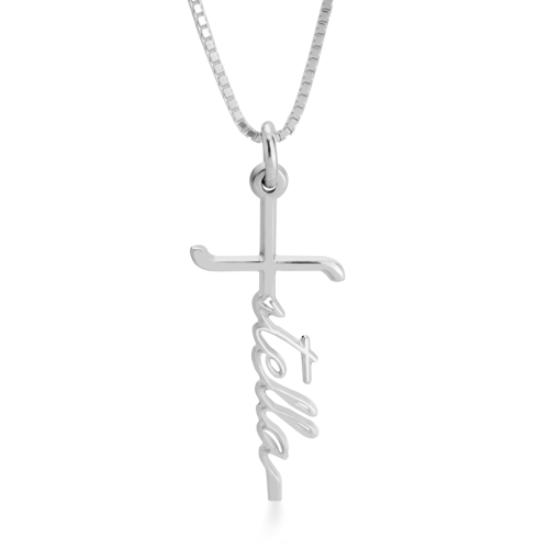 Collier Croix Délicate Personnalisée