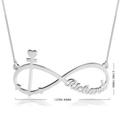 Collier Ancre et Infini