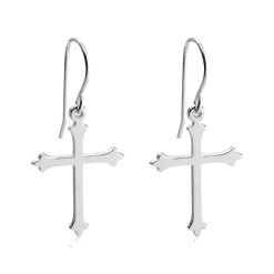 Boucles d'Oreilles Croix Gothique