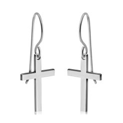 Boucles Croix avec Prénom