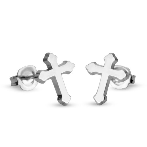 Boucles d'Oreilles Croix Gothique