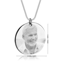 Collier Cercle avec Photo