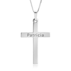 Collier Croix Fine Personnalisée