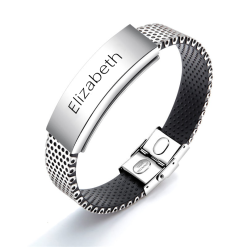 Bracelet Homme Acier Inoxydable