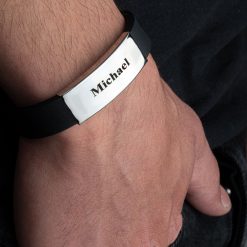 Bracelet Silicone Personnalisé pour Homme