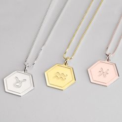 Collier Horoscope Hexagonal