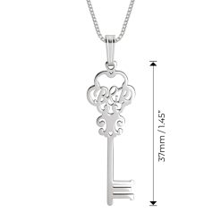 Collier Clé avec Prénom