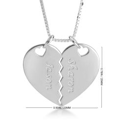 Collier Cœur Brisé Personnalisé