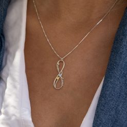 Collier Prénom Infini avec Pierres