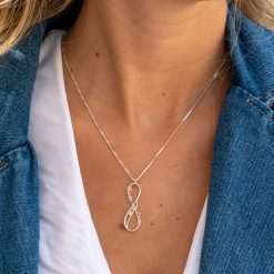 Collier Prénom Infini avec Pierres