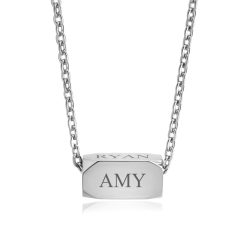 Collier Barre Horizontale 3D