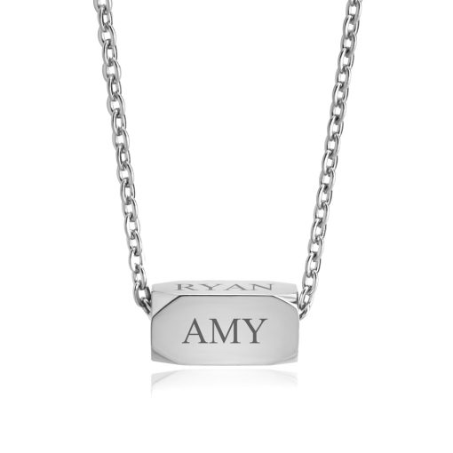 Collier Barre Horizontale 3D