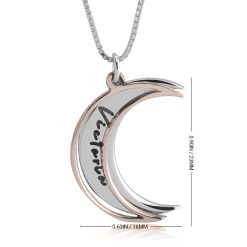 Collier Lune Personnalisée
