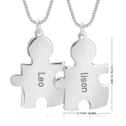 Collier Puzzle pour Deux