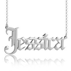 Collier Prénom Gothique