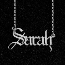 Collier Prénom Gothique