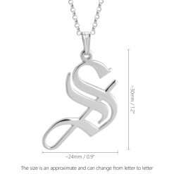 Collier Lettre Gothique