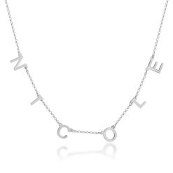 Collier Lettres Espacées