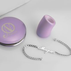 Bracelet Prénom avec Chaîne Gourmette