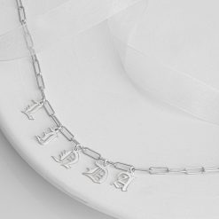 Collier Prénom avec Chaîne Trombone