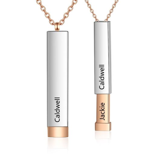 Collier Barre Secret Caché